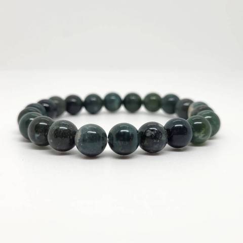 Bracelet agate mousse - pierres naturelles 8mm
