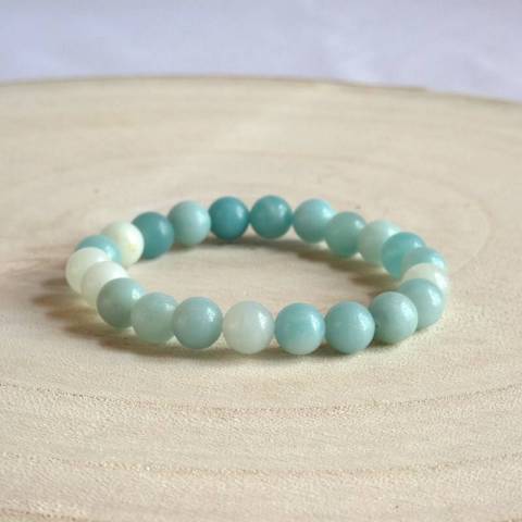 Bracelet amazonite - pierres naturelles 8mm