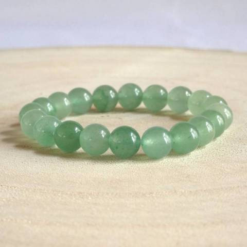 Bracelet aventurine verte - pierres naturelles 8mm