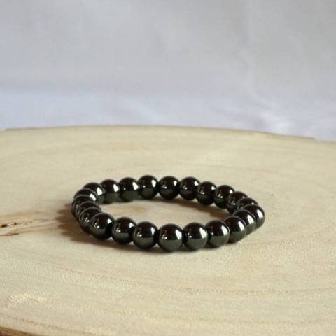 Bracelet hmatite - pierres naturelles 8mm