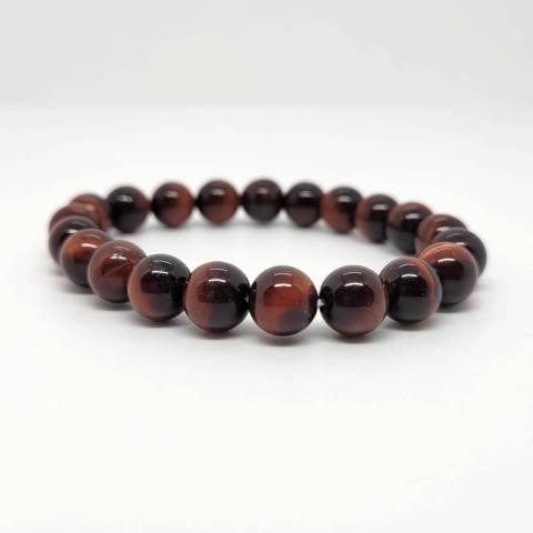 Bracelet oeil de taureau - pierres naturelles 8mm
