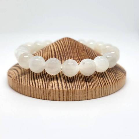 Bracelet pierre de lune - pierres naturelles 8mm