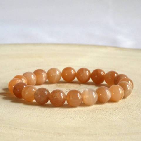 Bracelet pierre du soleil - pierres naturelles 8mm
