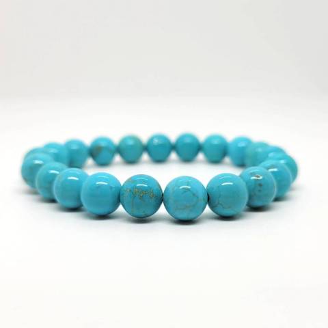 Bracelet en turquoise - pierres naturelles 8mm
