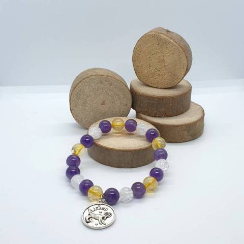 Bracelet astrologique du Blier - pierres naturelles 8mm