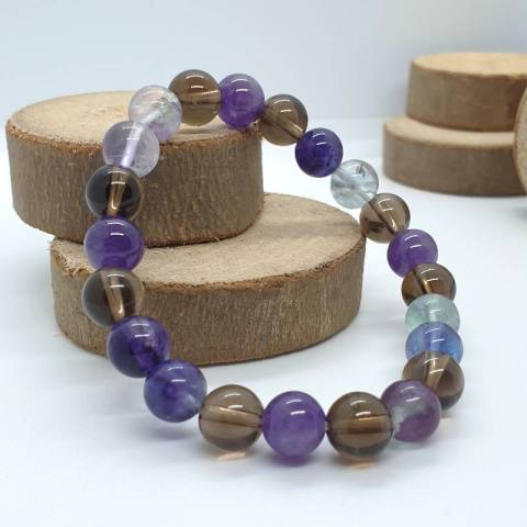 Bracelet astrologique du capricorne - pierres naturelles 8mm