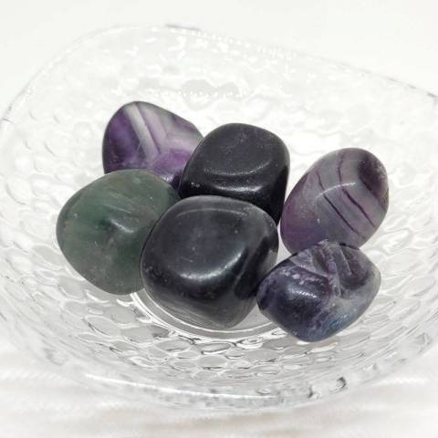 Fluorite - pierre roule